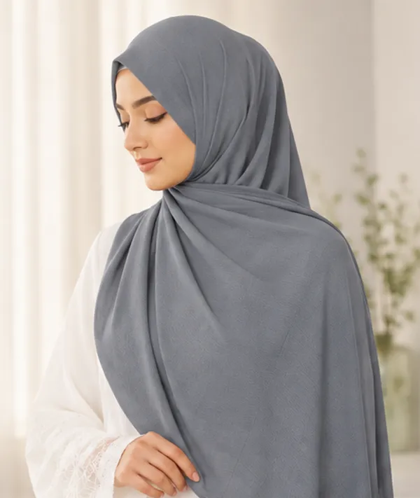 FAHAARI_Premium_Plain_Gray_Georgette_Hijab_for_Women_&_Girls_|_Soft_Lightweight_Islamic_Head_Scarf_|_Free_Size_|_Daily,_Casual_&_Party_Wear