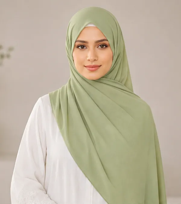 FAHAARI_Premium_Plain_Pista_Green_Georgette_Hijab_for_Women_&_Girls_|_Soft_Lightweight_Islamic_Head_Scarf_|_Free_Size_|_Daily,_Casual_&_Party_Wear