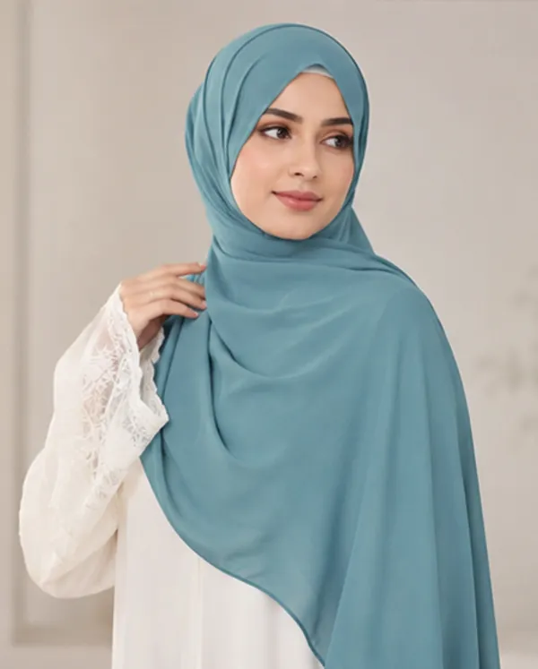 FAHAARI_Premium_Plain_Sky_Blue_Georgette_Hijab_for_Women_&_Girls_|_Soft_Lightweight_Islamic_Head_Scarf_|_Free_Size_|_Daily,_Casual_&_Party_Wear