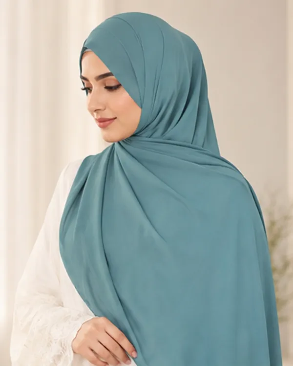 FAHAARI_Premium_Plain_Sky_Blue_Georgette_Hijab_for_Women_&_Girls_|_Soft_Lightweight_Islamic_Head_Scarf_|_Free_Size_|_Daily,_Casual_&_Party_Wear