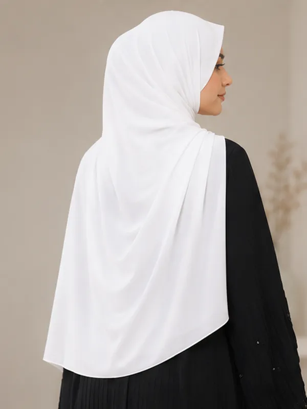 FAHAARI_Premium_Plain_White_Georgette_Hijab_for_Women_&_Girls_|_Soft_Lightweight_Islamic_Head_Scarf_|_Free_Size_|_Daily,_Casual_&_Party_Wear