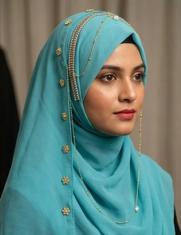 FAHAARI_Premium_Diamond_Work_Georgette_Hijab_for_Women