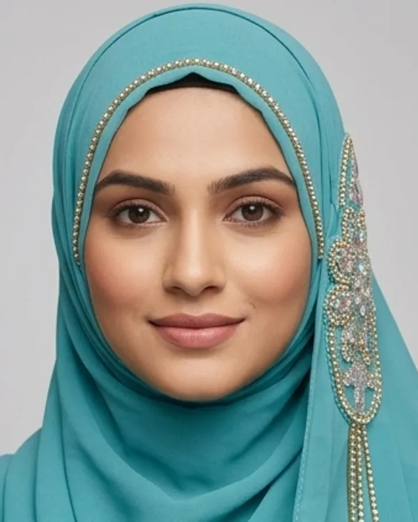 FAHAARI_Luxury_Embroidered_Georgette_Hijab_with_Diamond_Work