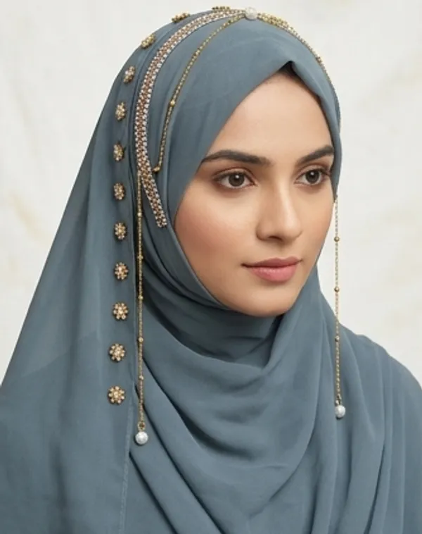 FAHAARI_Premium_Diamond_Work_Georgette_Hijab_for_Women