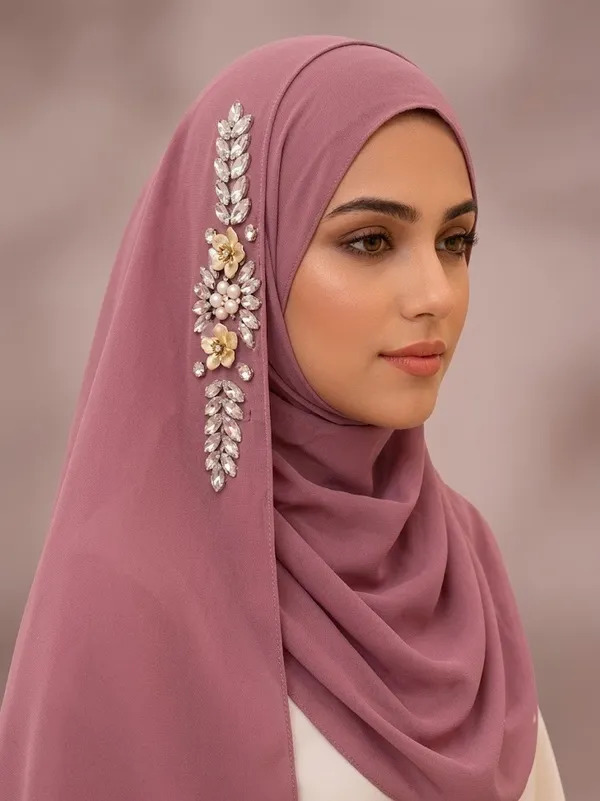Pink_Georgette_Hijab_For_Women