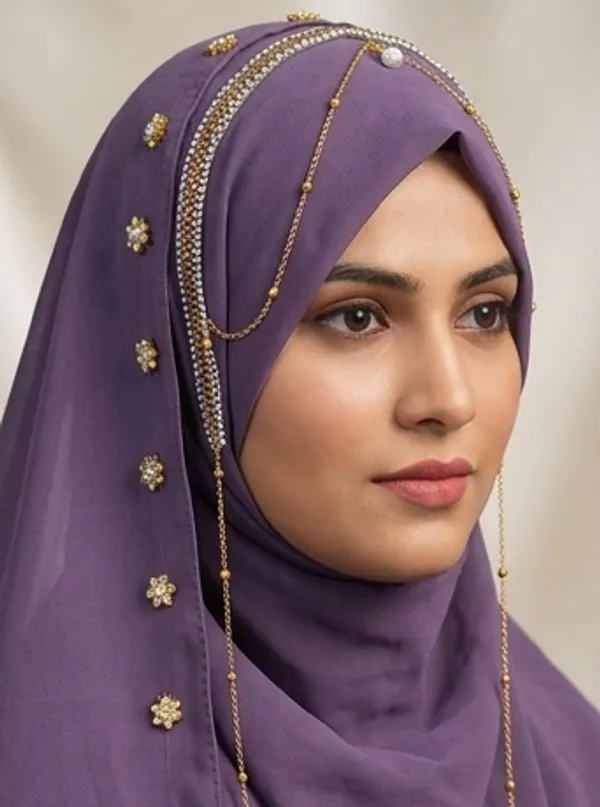 FAHAARI_Premium_Diamond_Work_Georgette_Hijab_for_Women
