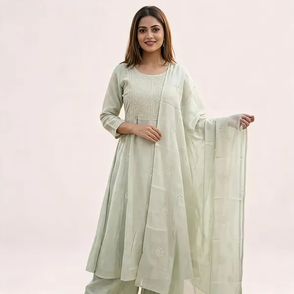 Ivory_Embroidered_Relaxed_Kurta_Set_For_Women