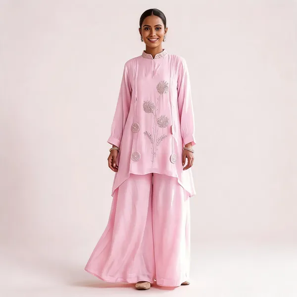 Pink_Embroidered_Kurta_Palazzo_Set_For_Women