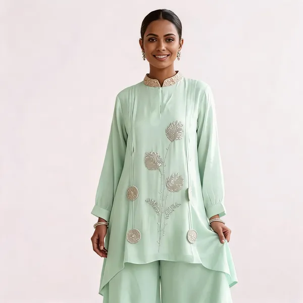 Mint_Green_Embroidered_Straight_Kurta_Palazzo_Set_For_Women