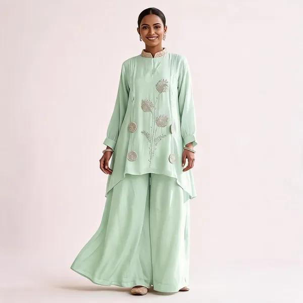 Mint_Green_Embroidered_Straight_Kurta_Palazzo_Set_For_Women