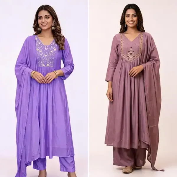 Mauve_&_Purple_Embroidered_Flared_Anarkali_Suit_Set_For_Women_(Combo_Of_2)
