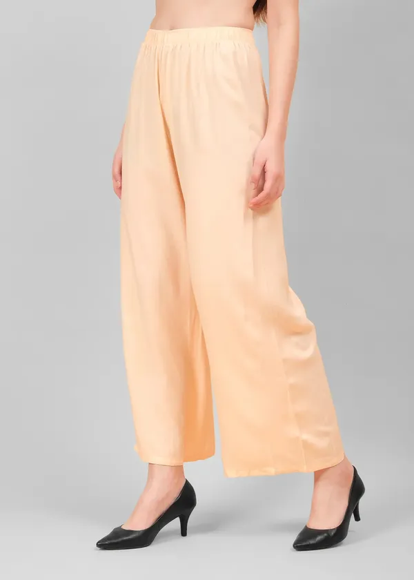 Peach_Wide_Leg_Pants_for_Women