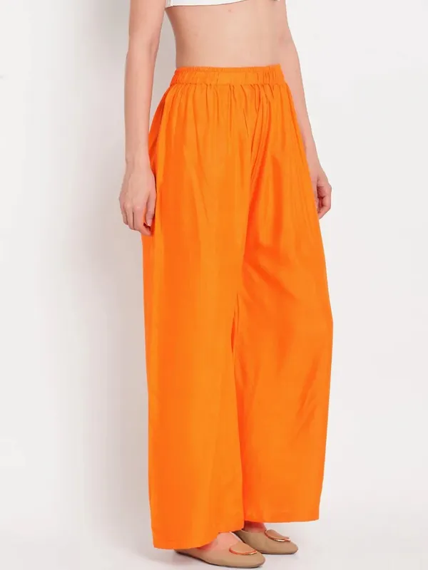 Orange_Wide_Leg_Palazzo_Pants_for_Women