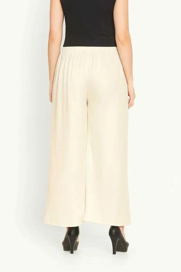 Cream_Wide_Leg_Pants_for_Women