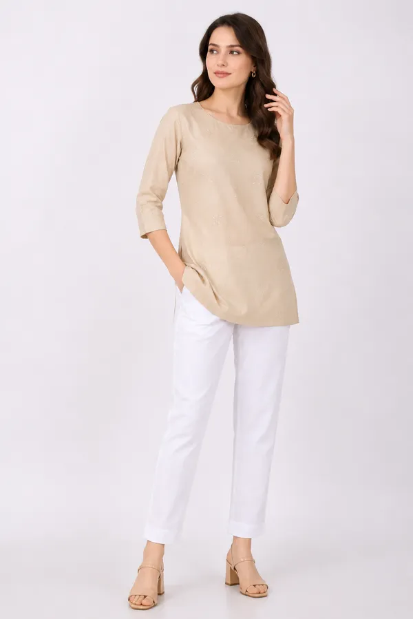 White_Straight_Fit_Pants_for_Women
