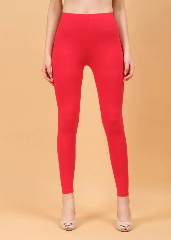 Red_High_Waist_Slim_Fit_Leggings_for_Women