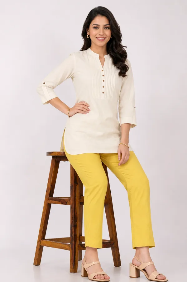 Yellow_Straight_Fit_Pants_for_Women