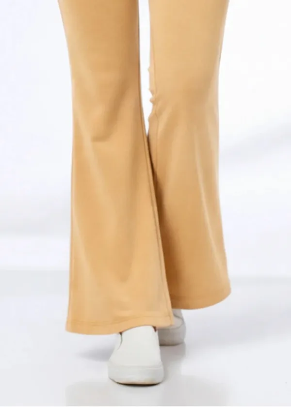 Beige_Flared_Pants_for_Women