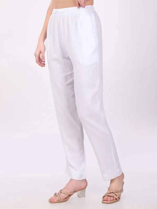 White_Straight_Fit_Pants_for_Women