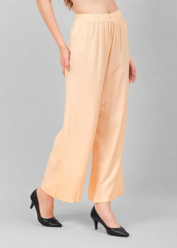 Peach_Wide_Leg_Pants_for_Women