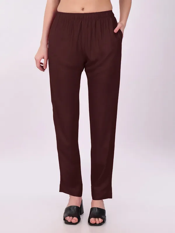 Maroon_Straight_Fit_Pants_for_Women