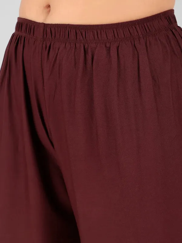Maroon_Wide_Leg_Pants_for_Women