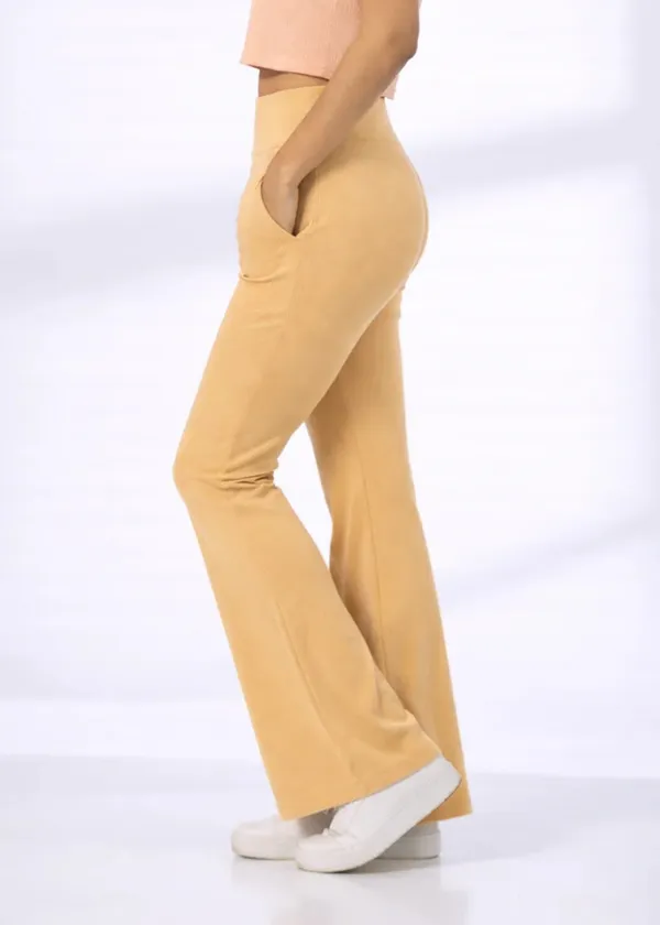 Beige_Flared_Pants_for_Women