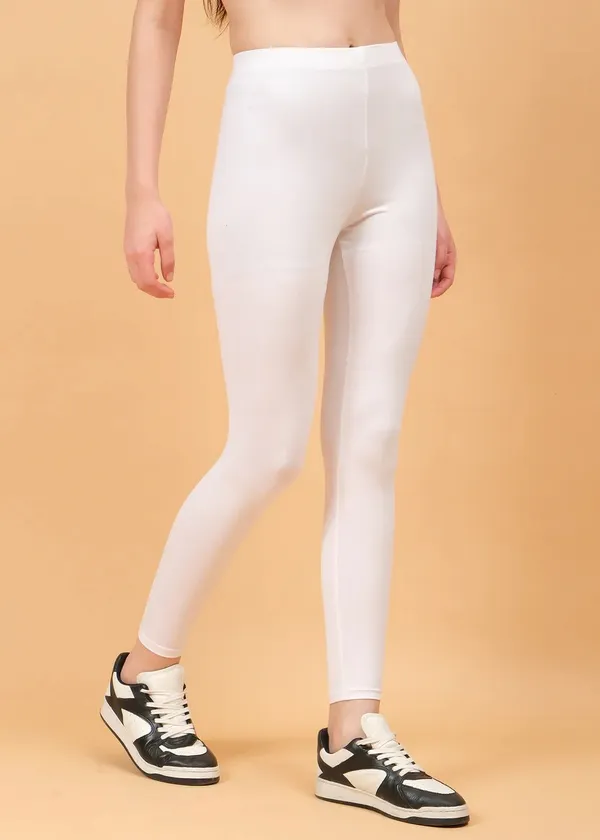 White_Slim_Fit_Leggings_for_Women