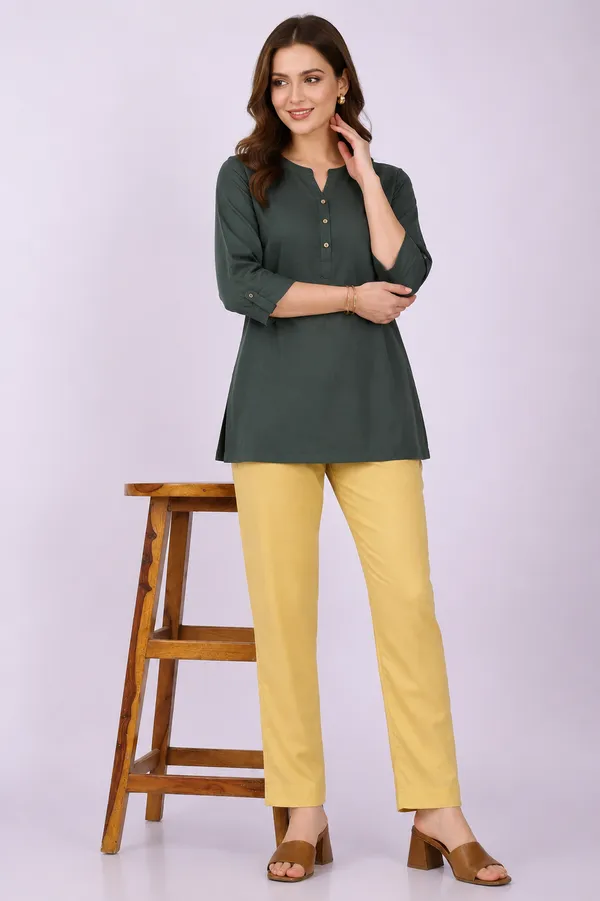 Yellow_Straight_Fit_Trousers_for_Women
