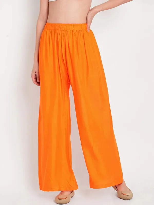 Orange_Wide_Leg_Palazzo_Pants_for_Women