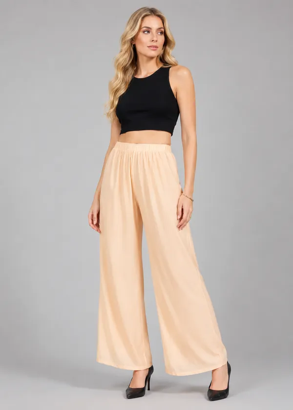 Peach_Wide_Leg_Pants_for_Women