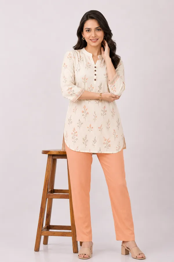 Peach_Straight_Fit_Trousers_for_Women