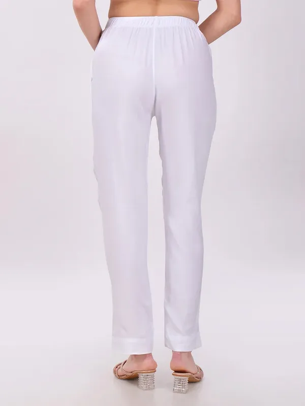 White_Straight_Fit_Pants_for_Women