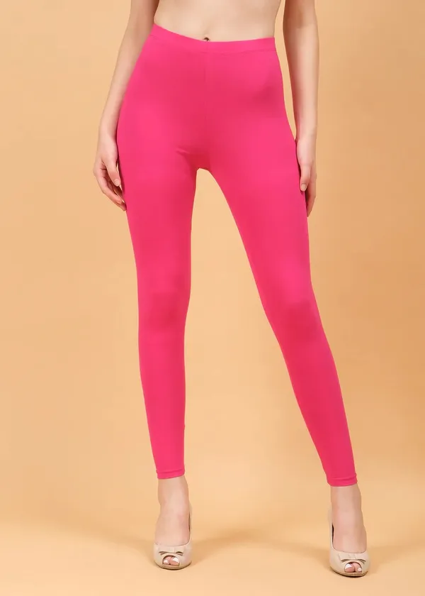 Pink_Slim_Fit_Leggings_for_Women