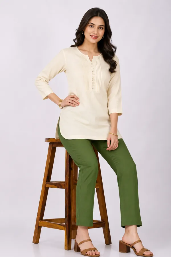 Green_Straight_Fit_Pants_for_Women