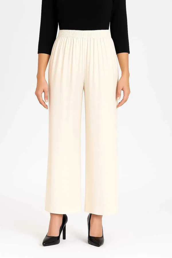 Cream_Wide_Leg_Pants_for_Women