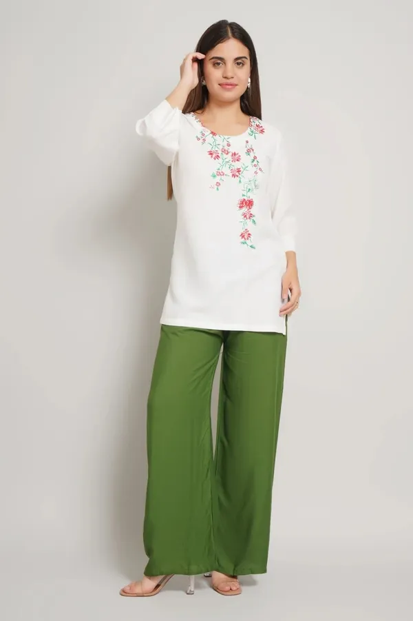 Green_Wide_Leg_Pants_for_Women