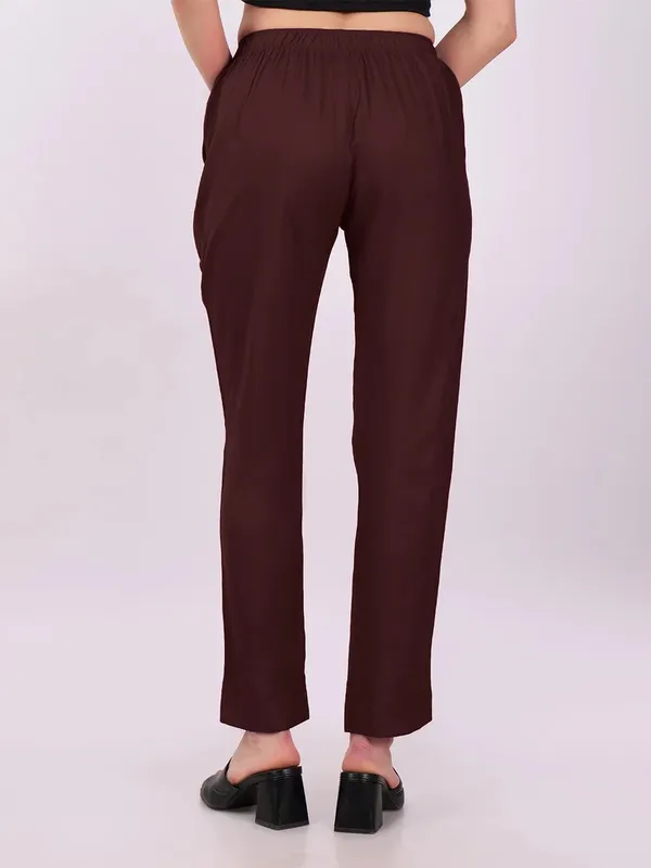 Maroon_Straight_Fit_Pants_for_Women