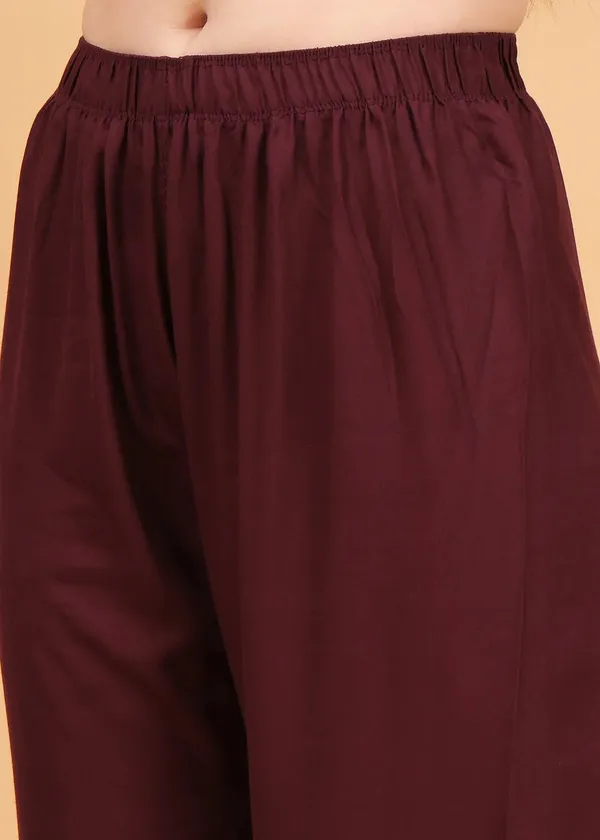 Maroon_Wide_Leg_Pants_for_Women