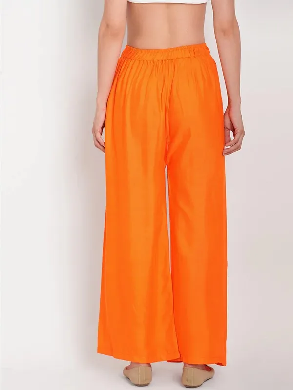 Orange_Wide_Leg_Palazzo_Pants_for_Women
