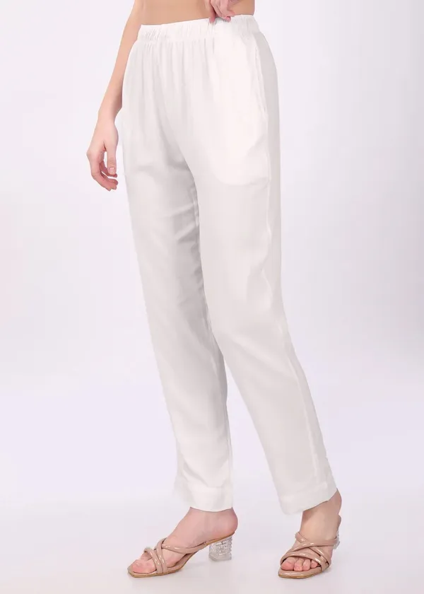 White_Straight_Fit_Pants_for_Women
