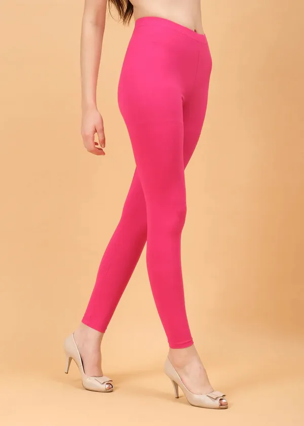 Pink_Slim_Fit_Leggings_for_Women