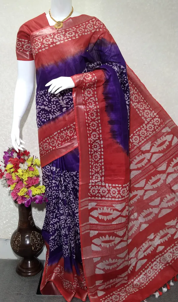 cotton_linen_batik_print_saree