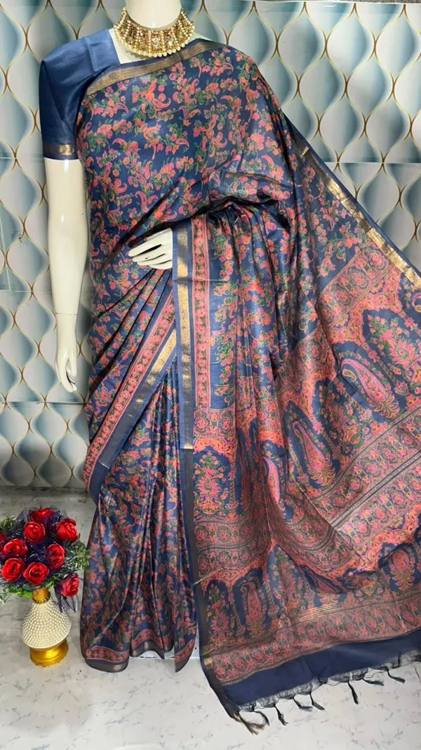 Malwari_Silk_Ajrak_Print_Saree_For_Women