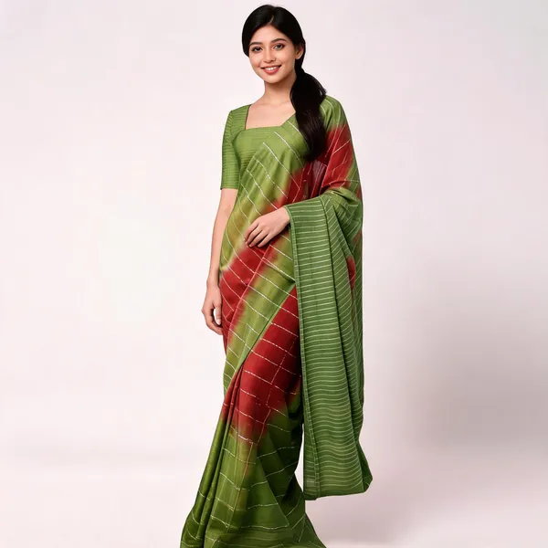 Green_Malwari_Cotton_Ghicha_Stripe_Saree_For_Women
