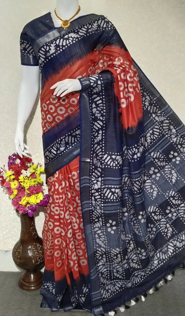 cotton_linen_batik_print_saree