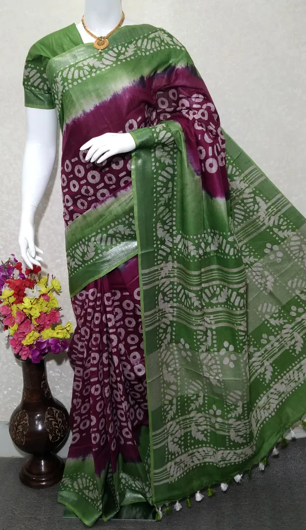 cotton_linen_batik_print_saree