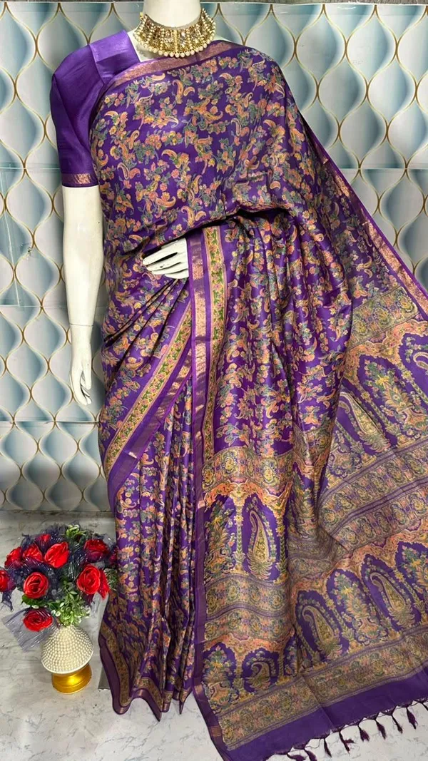 Malwari_Silk_Ajrak_Print_Saree_For_Women