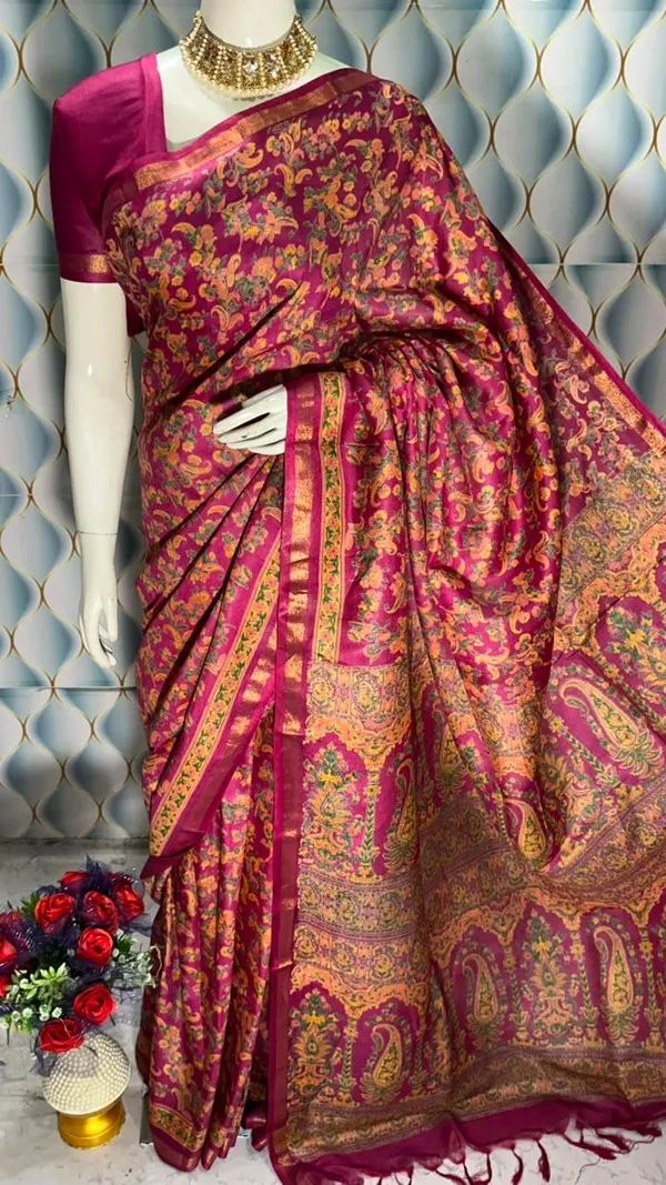 Malwari_Silk_Ajrak_Print_Saree_For_Women
