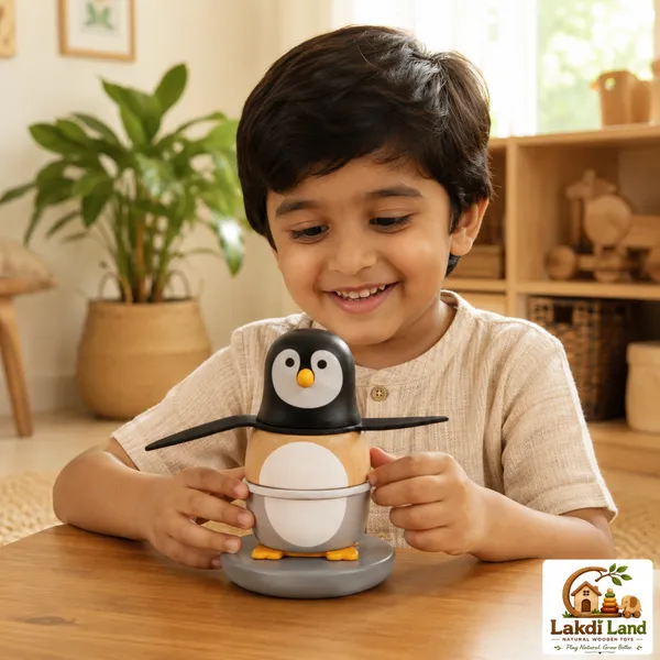 Wooden_Penguin_Tumbler_Toy